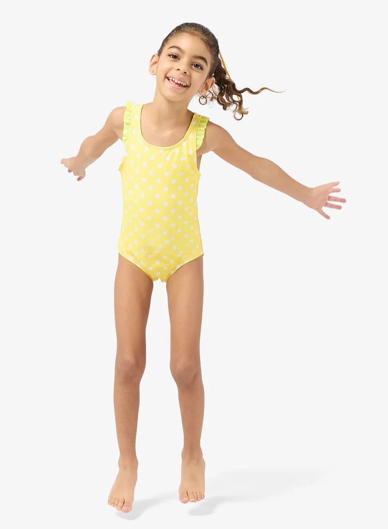 بنياتا ملابس سباحة بكشكش